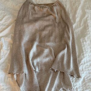 Sienna Sky Cream High-Low Skirt